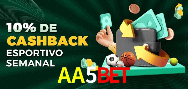 10% de bônus de cashback na AA5BET